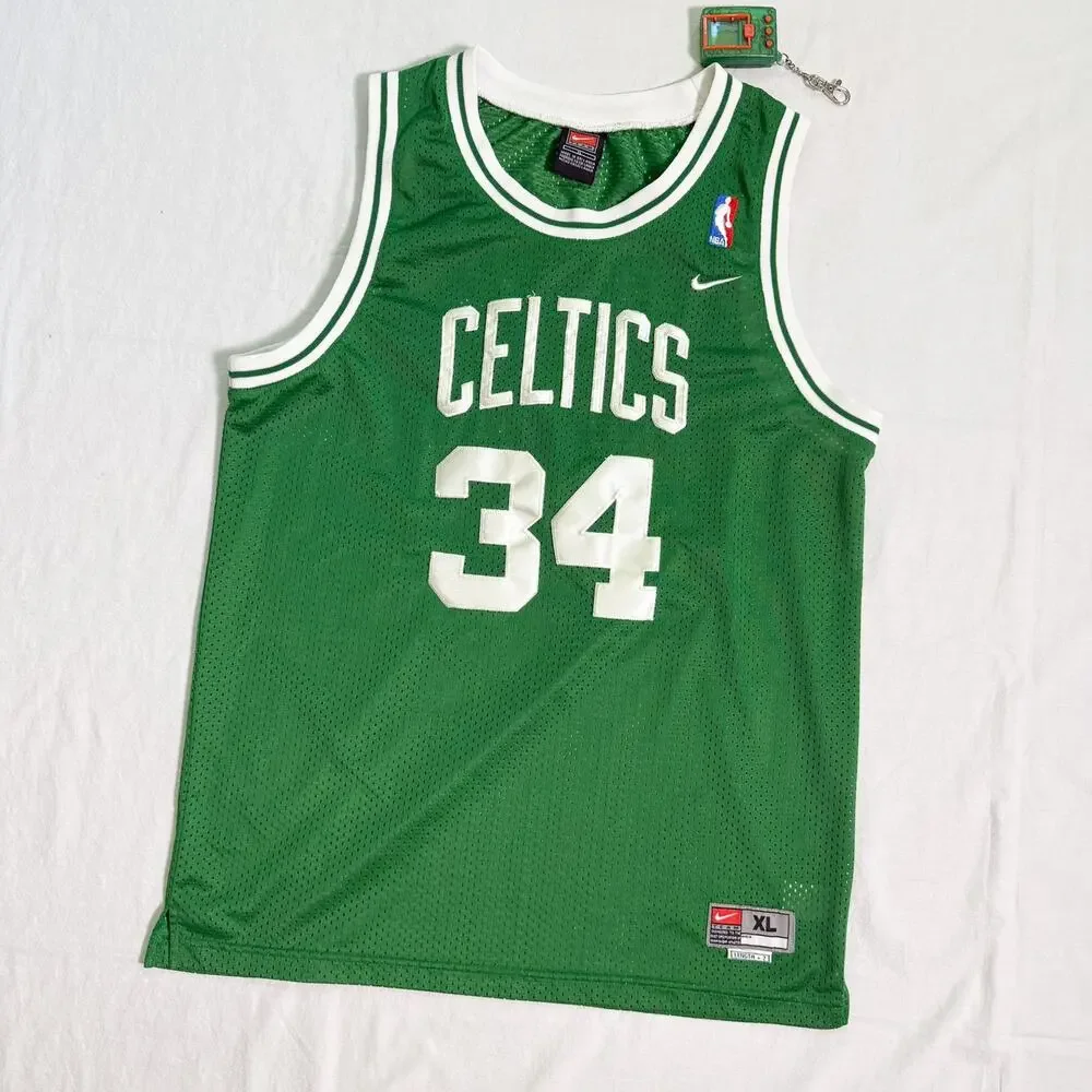 Vintage Paul Pierce Celtics Stitched Nike NBA Swingman Jersey - Youth XL